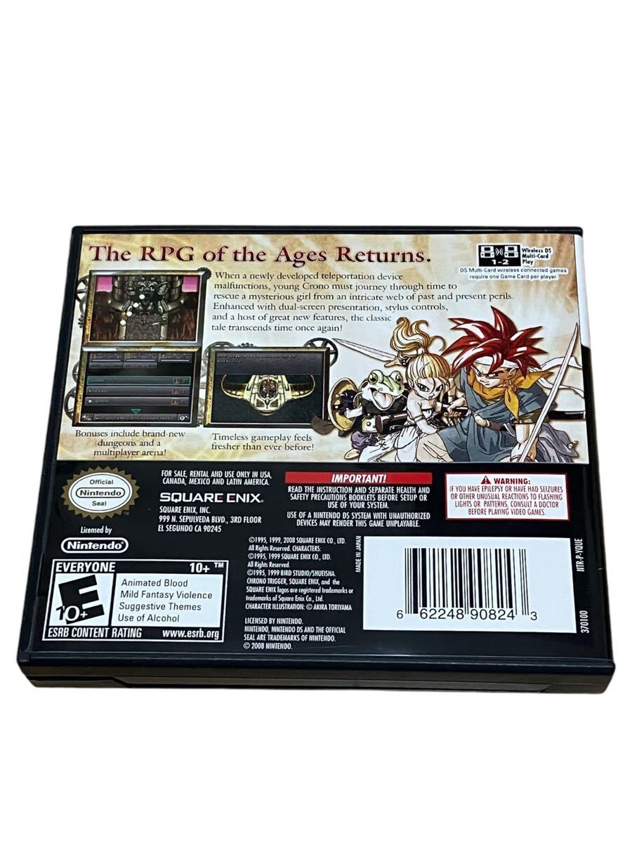 美品】 Chrono Trigger クロノ・トリガー DS北米版 外国 美品】 Chrono Trigger クロノ・トリガー DS北米版 外国