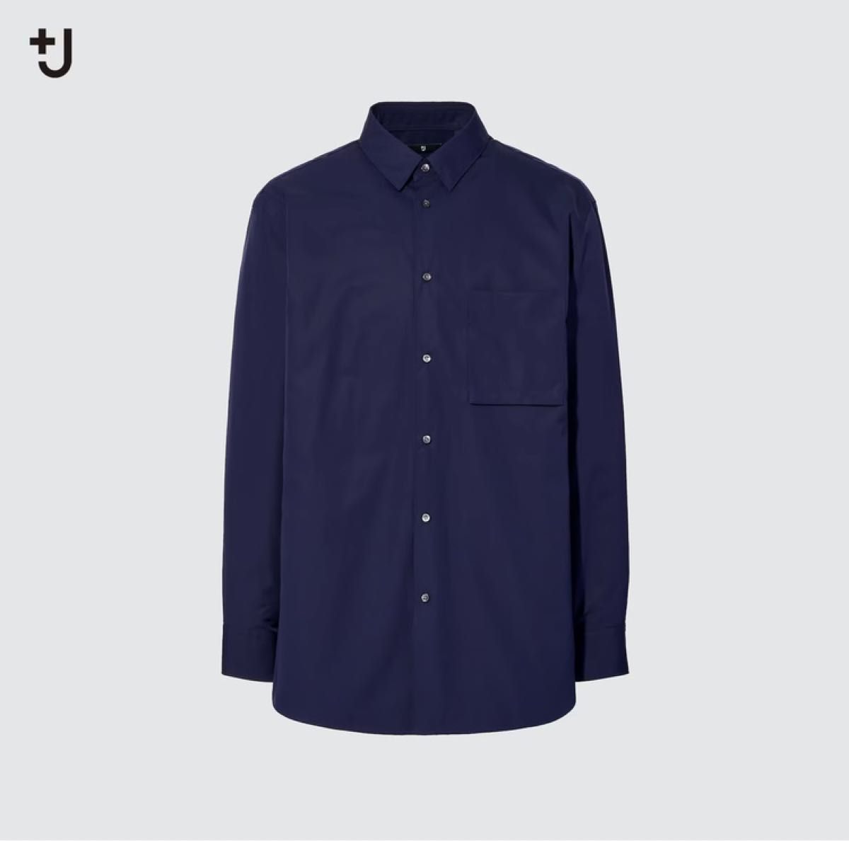 J スーピマコットンシャツ(長袖)サイズXL ネイビー UNIQLO JIL J スーピマコットンシャツ(長袖)サイズXL ネイビー UNIQLO JIL