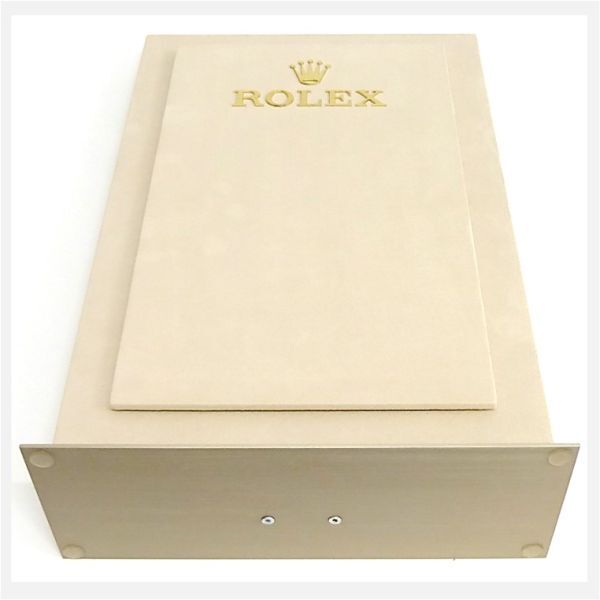  Rolex display stand interior signboard store for rare goods * ROLEX case box booklet tag wristwatch stand Novelty not for sale 22-0030-c1