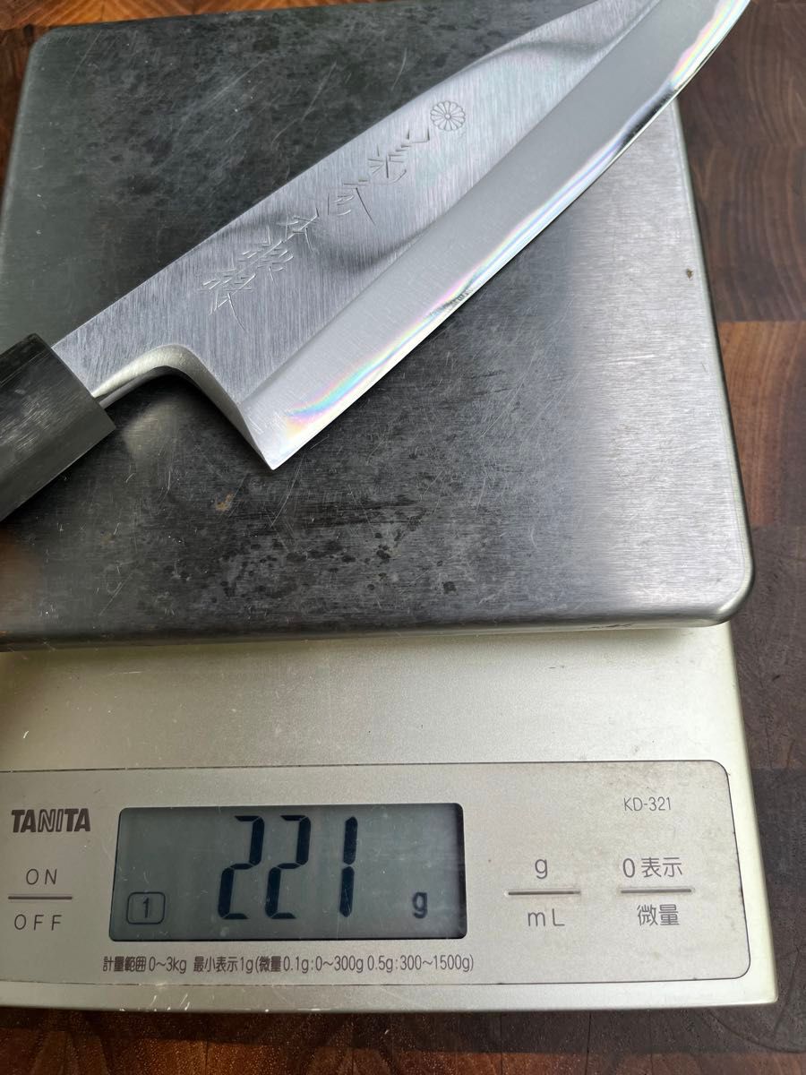 水野鍛錬所 源昭忠 菊秀 本鍛錬 出刃 165mm 包丁 和包丁 片刃 鋼 水野鍛錬所 源昭忠 菊秀 本鍛錬 出刃 165mm 包丁 和包丁 片刃 鋼