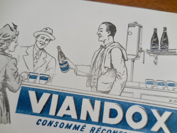 フランス☆ビュバー BUVARD【VIANDOX CONSOMME RECONFORTANT】 マグ カップ 1960年代_画像3