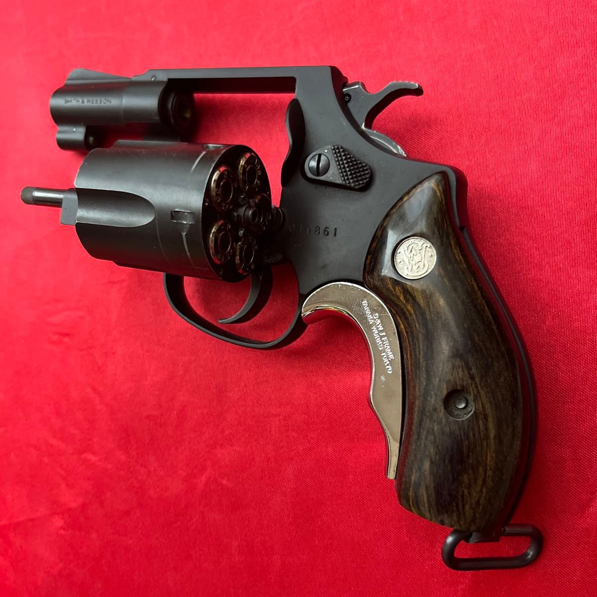 タナカ S&W M37 エアウエイト アルタモント木製グリップ m36 タナカ S&W M37 エアウエイト アルタモント木製グリップ m36