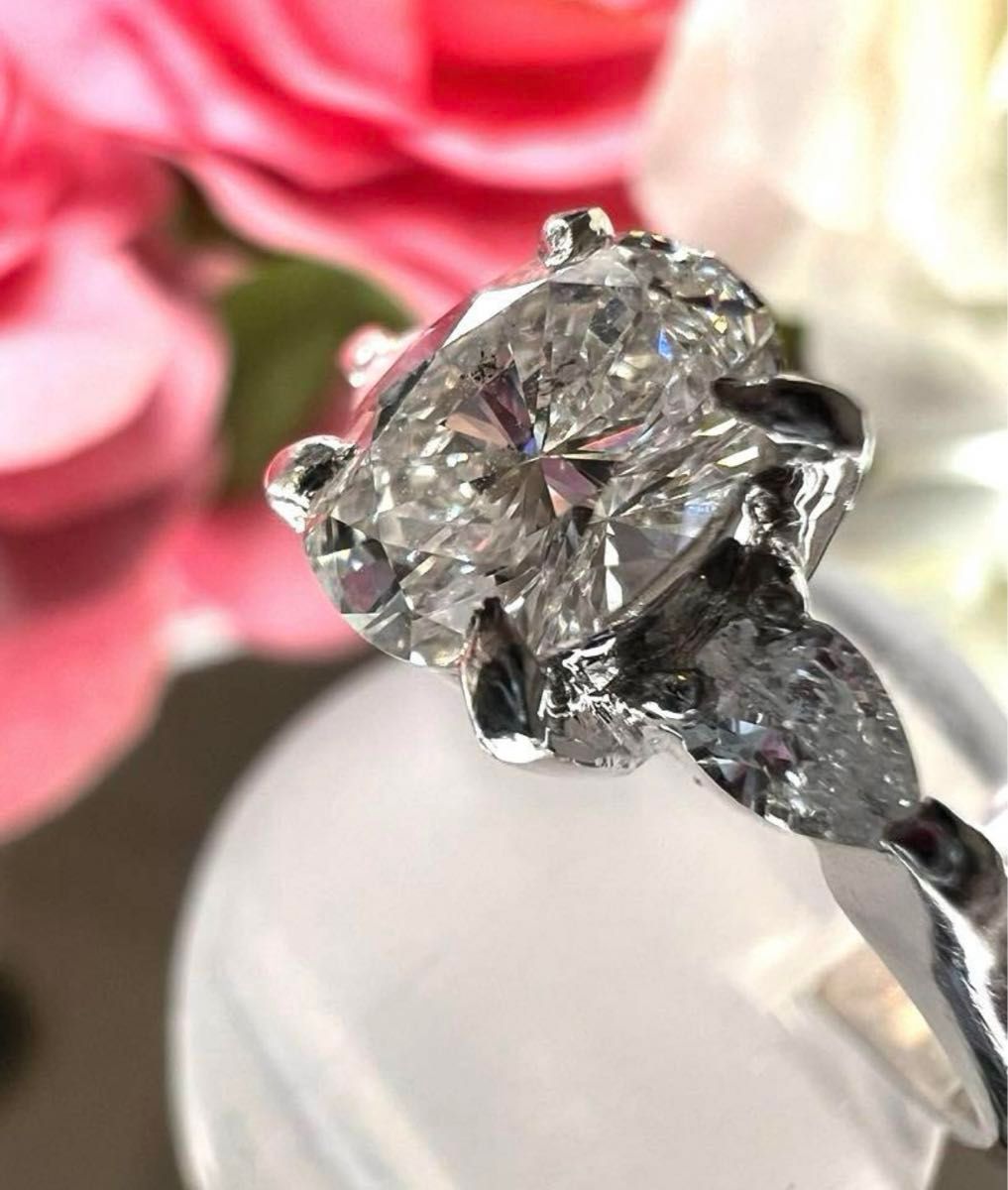 ダイヤモンド PT900 指輪 リング プレゼント 婚約指輪 NJ-555 ダイヤモンド PT900 指輪 リング プレゼント 婚約指輪 NJ-555