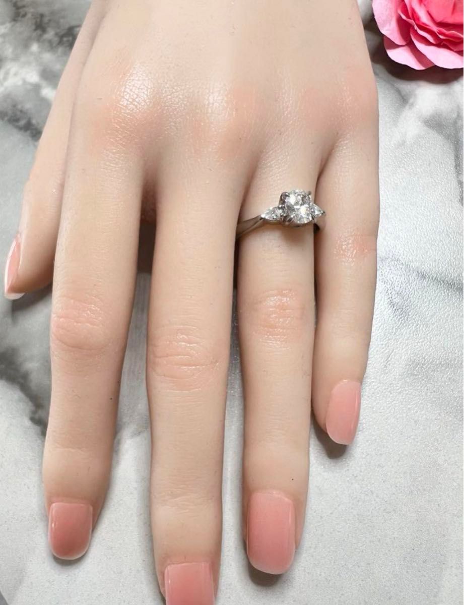 低価格の ダイヤモンド PT900 指輪 リング プレゼント 婚約指輪 NJ-555 プラチナ台
