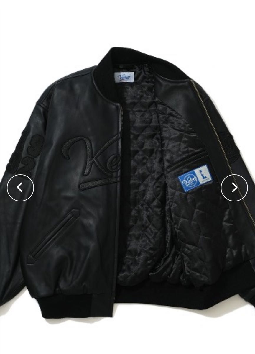 KEBOZ LEATHER VARSITY JACKET XL BLACK|Yahoo!フリマ(旧 KEBOZ LEATHER VARSITY JACKET XL BLACK|Yahoo!フリマ(旧