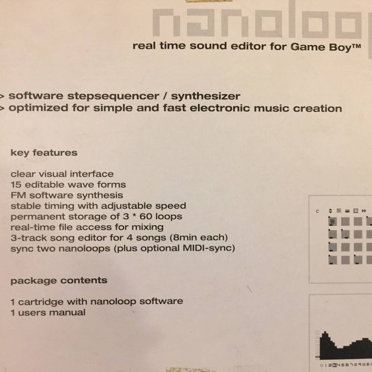 （Afax twinも愛用）nanoloop Full SET リアルタイム　MIDI option付き　ステップシーケンサー・シンセサイザー　/MOOG/1176/LA2A/NEVE/SSL_画像10