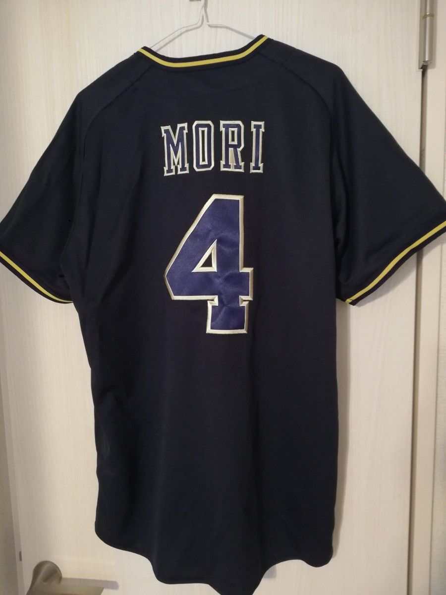 BUFFALOES ユニフォーム MORI 4 森友哉 オリックスバファローズ 4森友哉ビジターユニフォームLサイズ