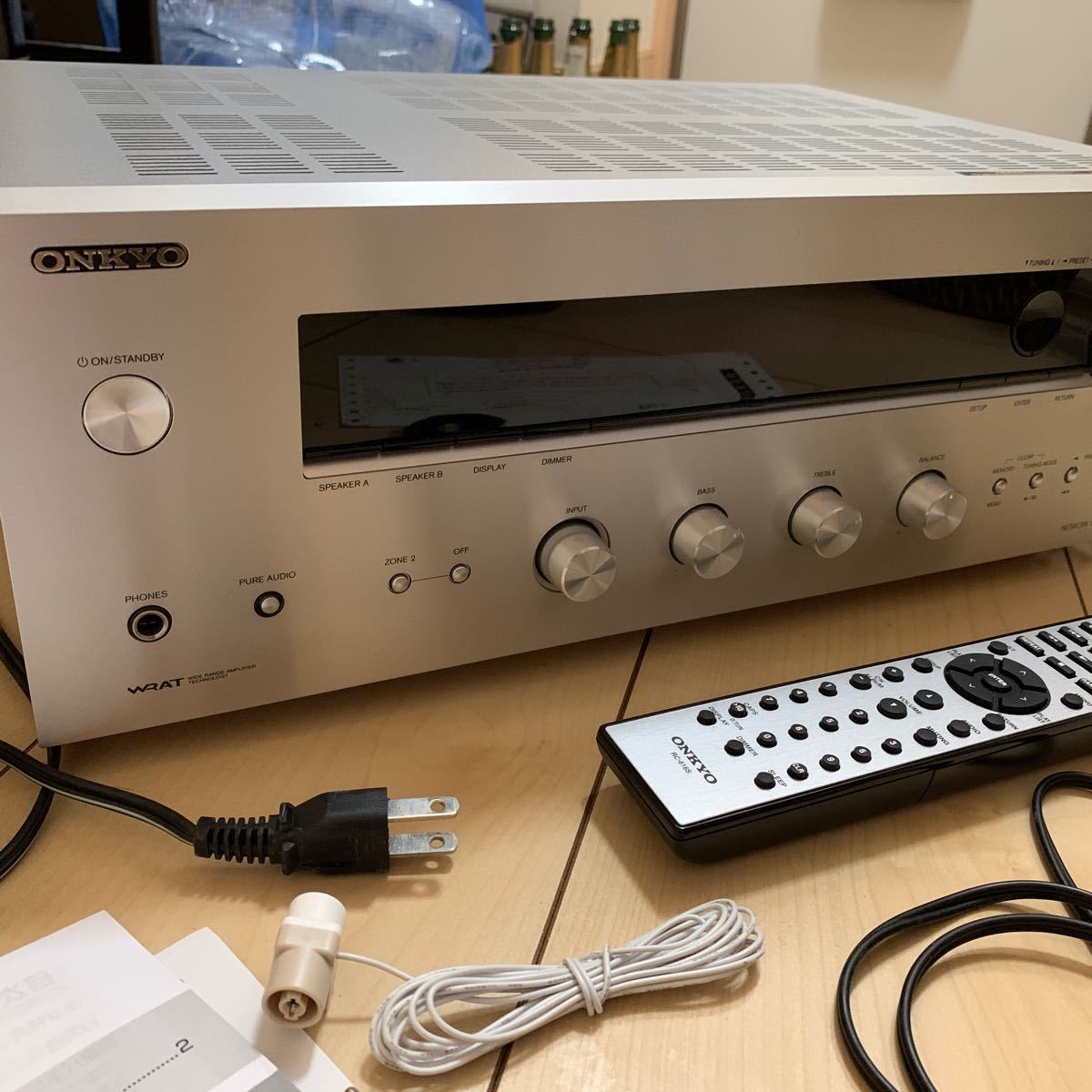 全3色/黒/赤/ベージュ ONKYO ネットワークステレオレシーバー