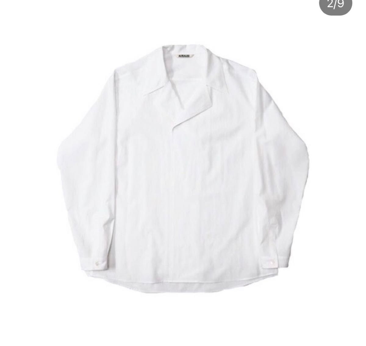 常田大希着用 AURALEE WASHED FINX TWILL P/O SHIRTS サイズ4 常田大希着用 AURALEE WASHED FINX TWILL P/O SHIRTS サイズ4