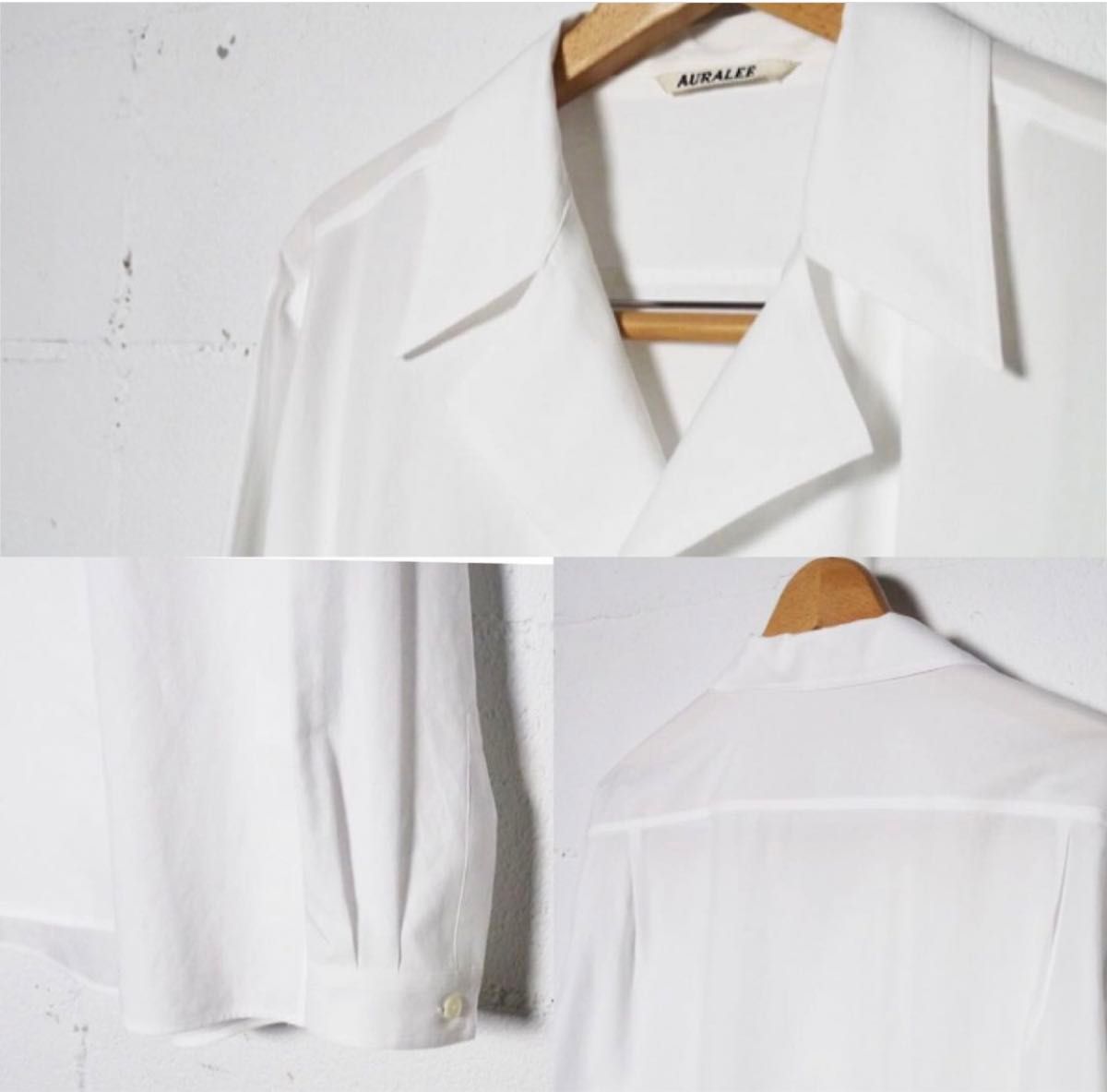 常田大希着用 AURALEE WASHED FINX TWILL P/O SHIRTS サイズ4 常田大希着用 AURALEE WASHED FINX TWILL P/O SHIRTS サイズ4