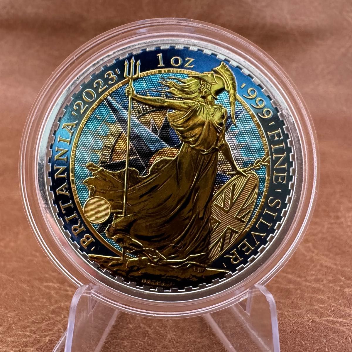 世界100枚限定 イギリス ブリタニア 銀貨 カラー ロンドンビッグベン 1oz 世界100枚限定】イギリス ブリタニア 銀貨 カラー グリニッジ
