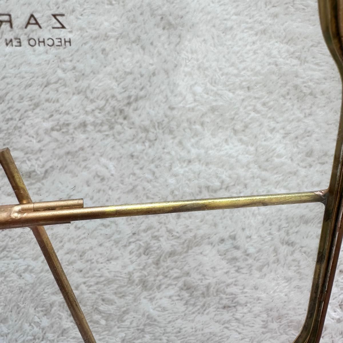 ザラホーム ZARA HOME ゴールド フォトフレーム 変形 写真立て ザラホーム ZARA HOME ゴールド フォトフレーム 変形 写真立て