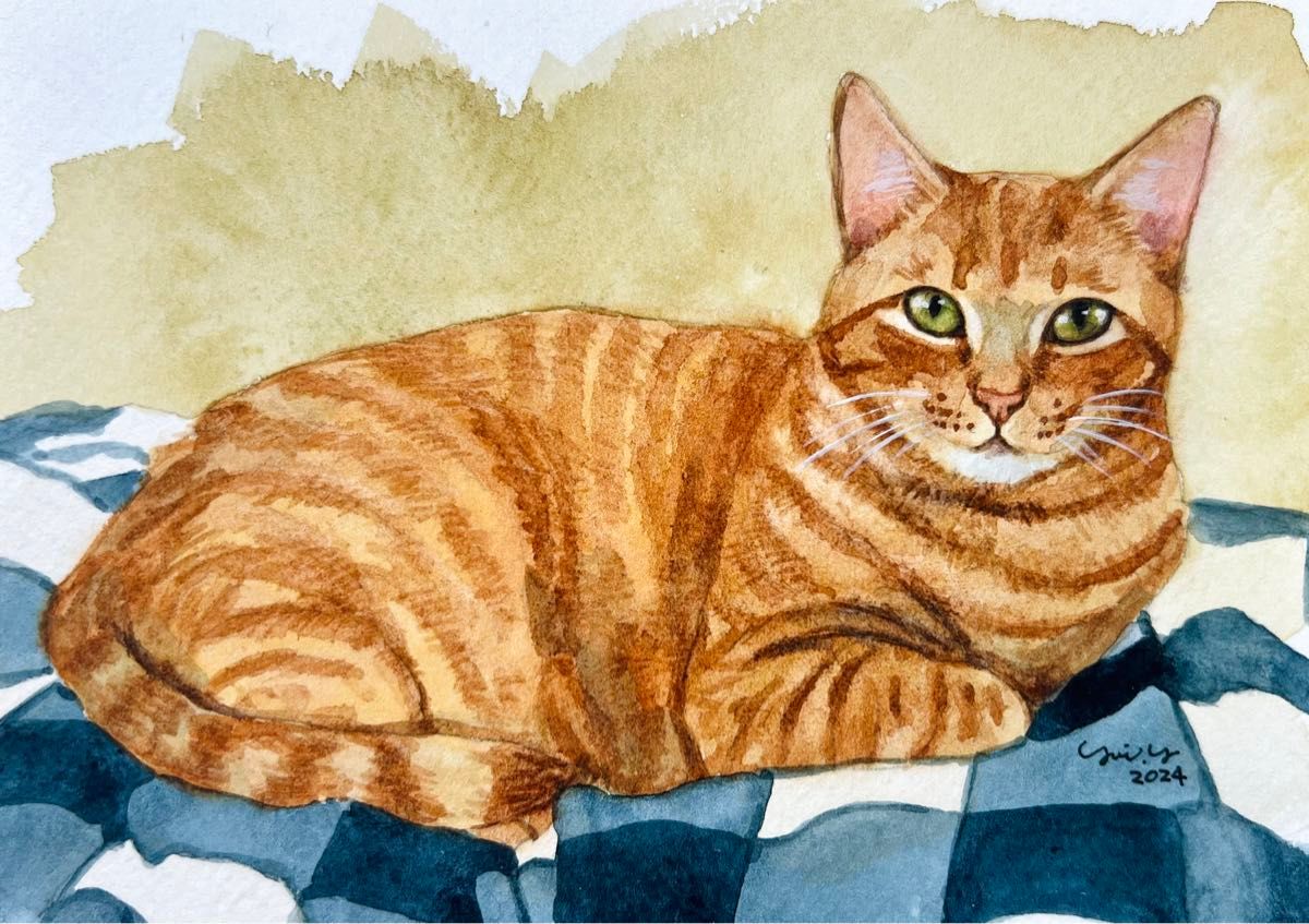 猫の絵 230 水彩画 原画 茶トラ|Yahoo!フリマ(旧PayPayフリマ) 猫の絵 230 水彩画 原画 茶トラ|Yahoo!フリマ(旧PayPayフリマ)