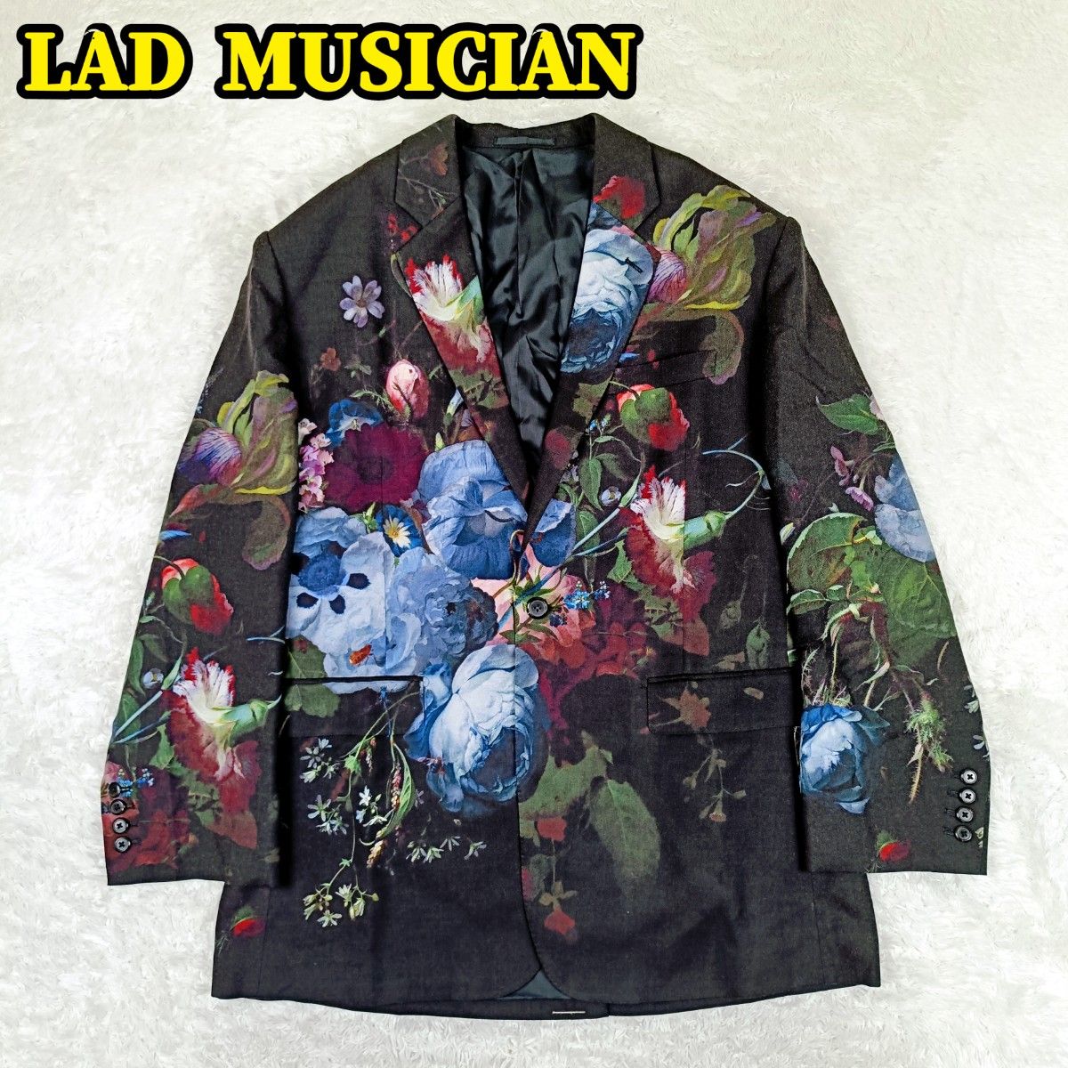 ラッドミュージシャン WOOL GABARDINE FLOWER BIG JACKET 19AW ラッドミュージシャン WOOL GABARDINE FLOWER BIG JACKET 19AW