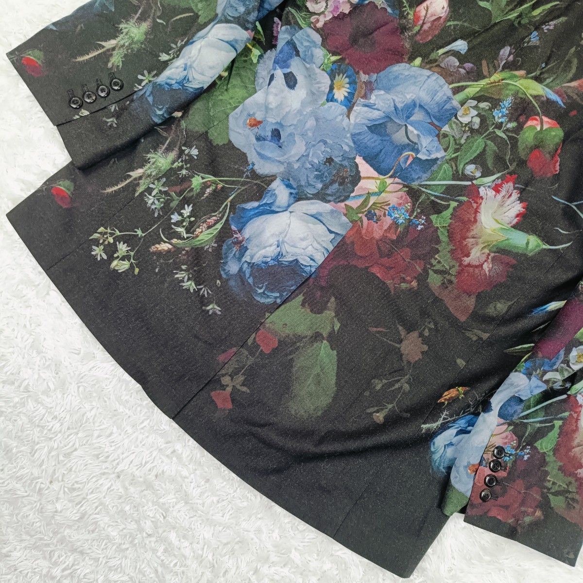 ラッドミュージシャン WOOL GABARDINE FLOWER BIG JACKET 19AW ラッドミュージシャン WOOL GABARDINE FLOWER BIG JACKET 19AW