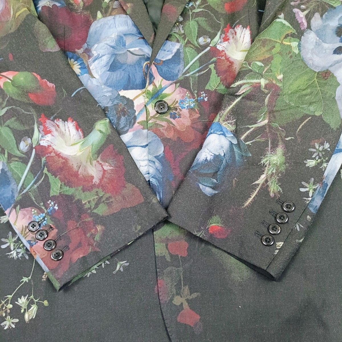 ラッドミュージシャン WOOL GABARDINE FLOWER BIG JACKET 19AW ラッドミュージシャン WOOL GABARDINE FLOWER BIG JACKET 19AW