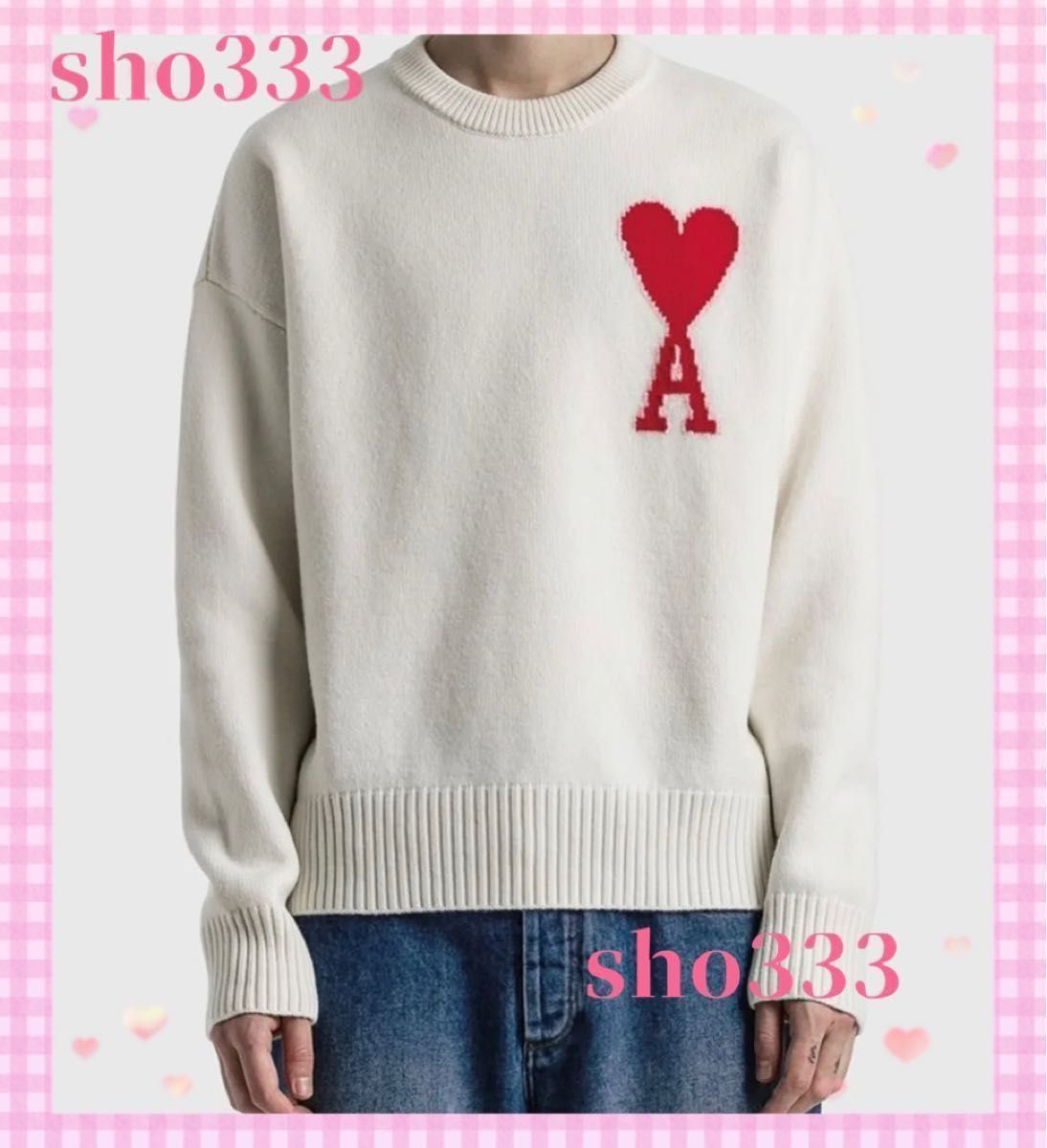 ↓↓再々値下げ 人気完売の白 #AMIPARIS アミパリス セーター ↓↓再々値下げ 人気完売の白 #AMIPARIS アミパリス セーター