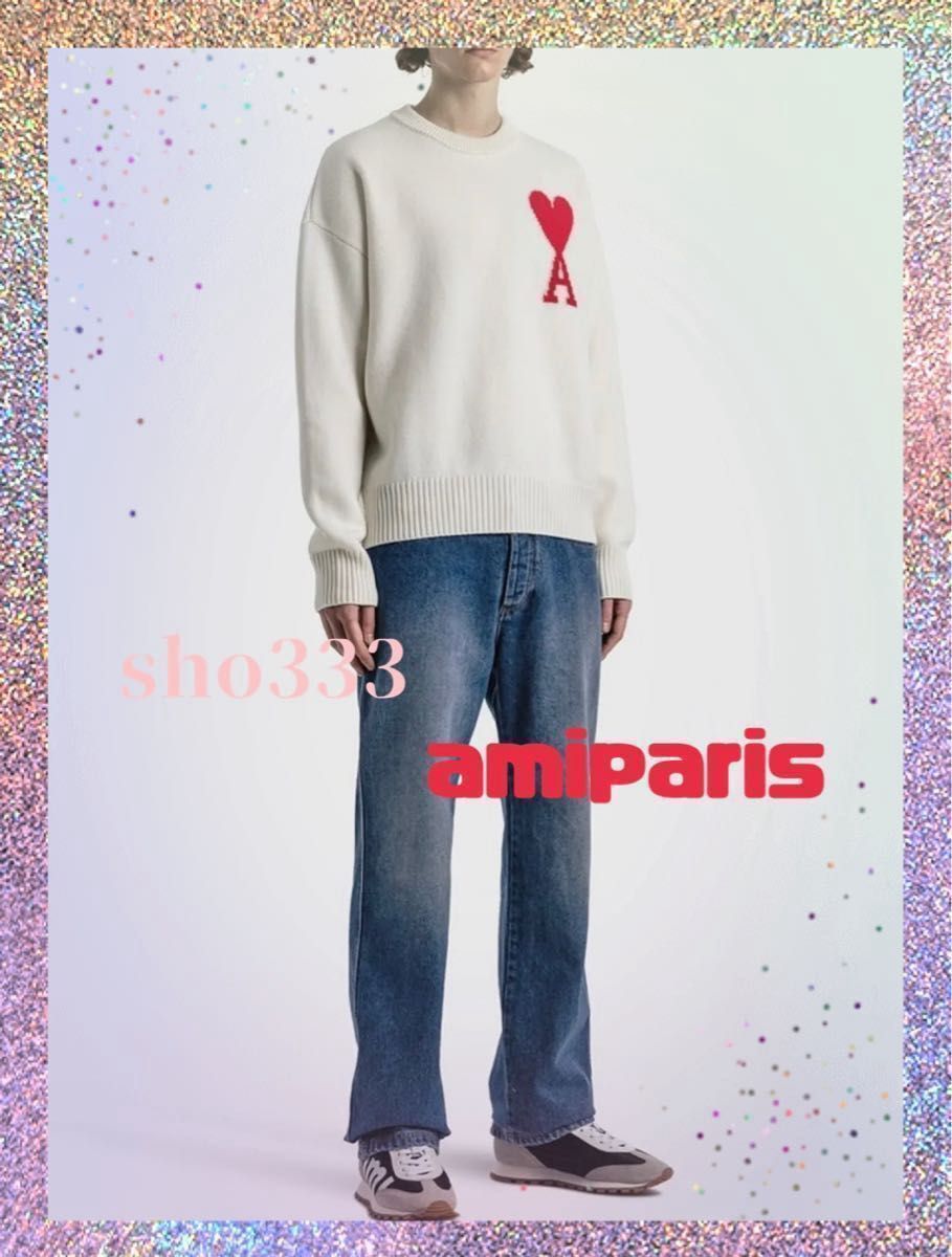 ↓↓再々値下げ 人気完売の白 #AMIPARIS アミパリス セーター ↓↓再々値下げ 人気完売の白 #AMIPARIS アミパリス セーター