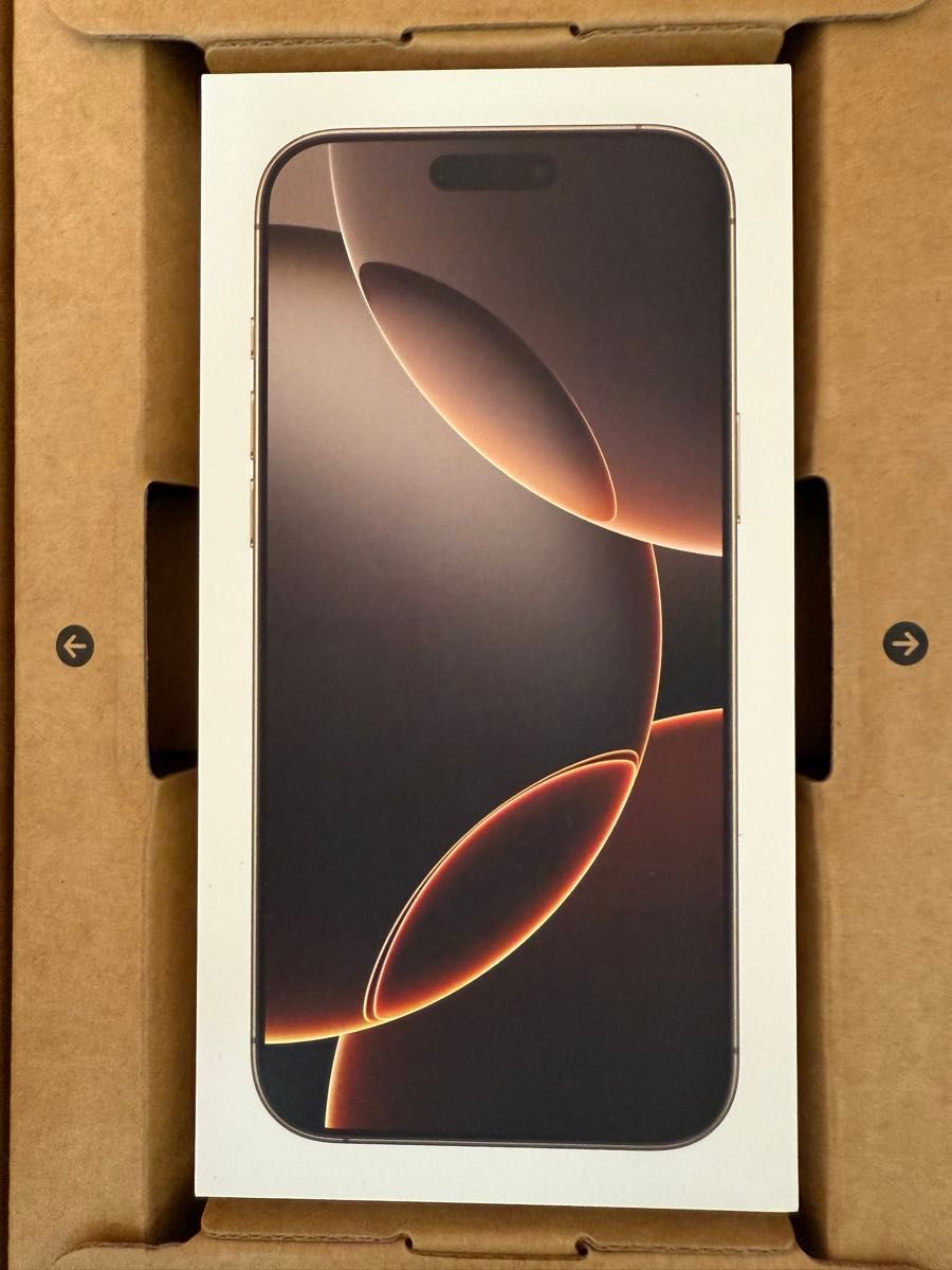 新品未開封】iPhone 16 Pro Max 256GB デザートチタニウム 新品未開封】iPhone 16 Pro Max 256GB デザートチタニウム