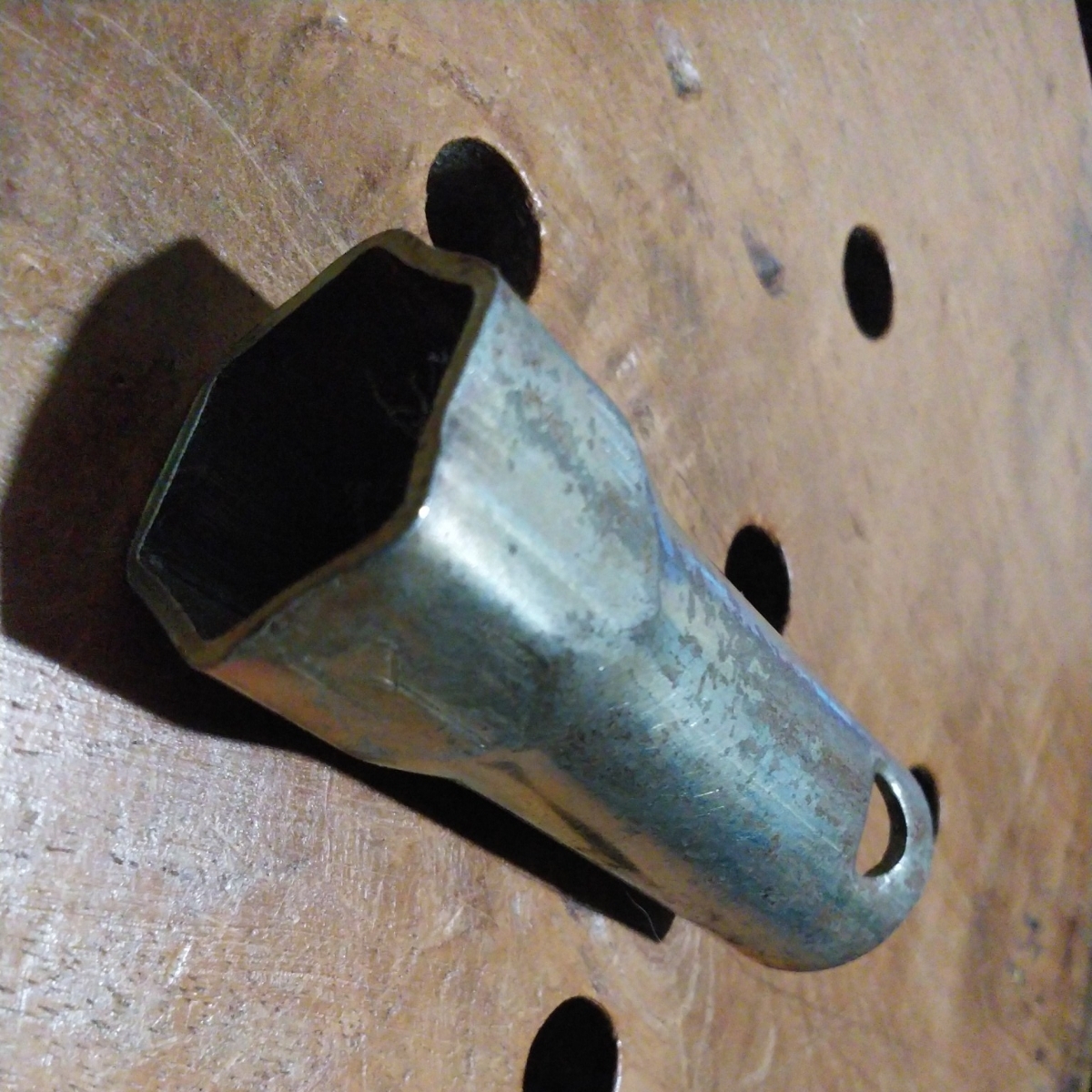 車載工具 整備用工具 プラグレンチ メーカー不明 plug wrench サイズ21mm. 全長65.3mm. 点火プラグ用 ユニクロ鍍金