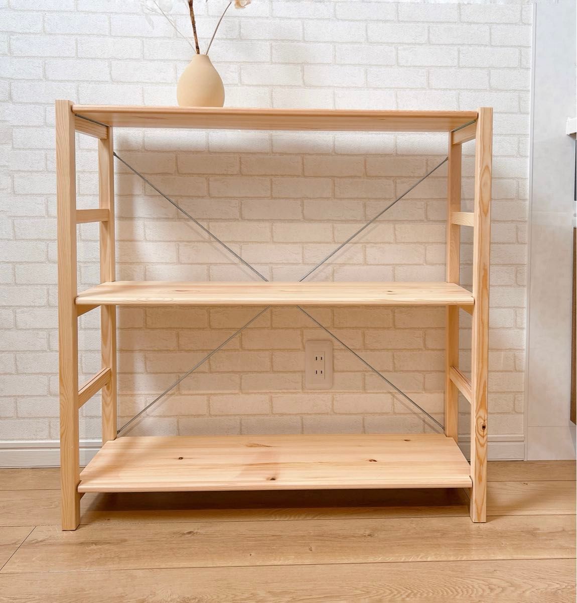 無印良品 パイン材ユニットシェルフ奥行25cmタイプ 86cm幅 小 幅 無印良品 パイン材ユニットシェルフ奥行25cmタイプ 86cm幅 小 幅