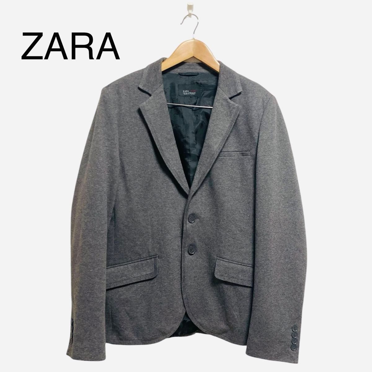 ZARA MAN メンズ テーラードジャケット ビジネス グレー 秋冬 美 ZARA MAN メンズ テーラードジャケット ビジネス グレー 秋冬 美