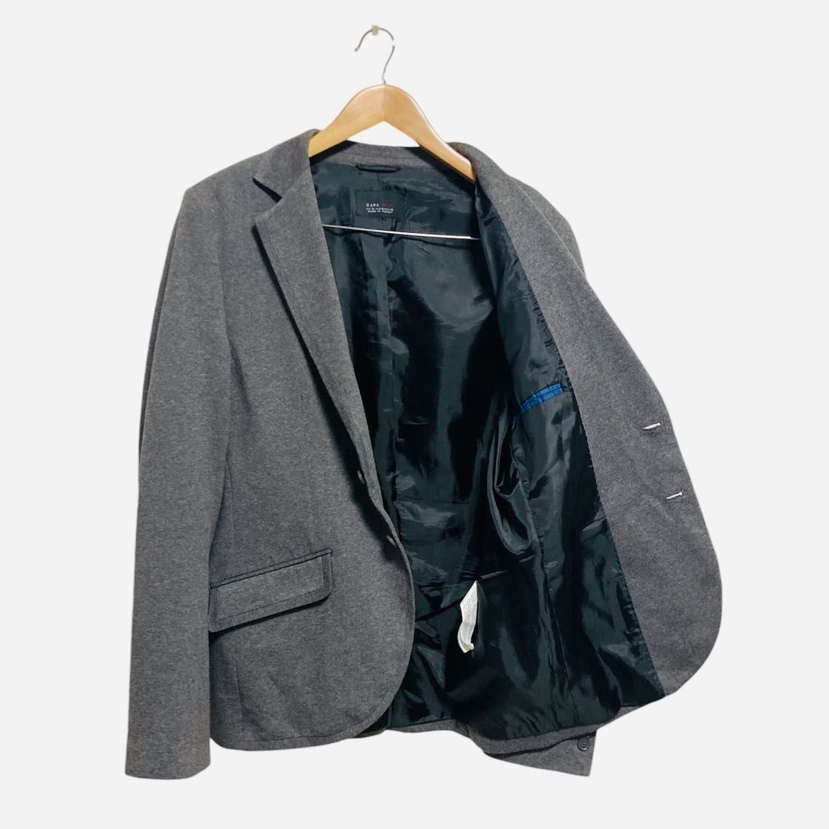 ZARA MAN メンズ テーラードジャケット ビジネス グレー 秋冬 美 ZARA MAN メンズ テーラードジャケット ビジネス グレー 秋冬 美