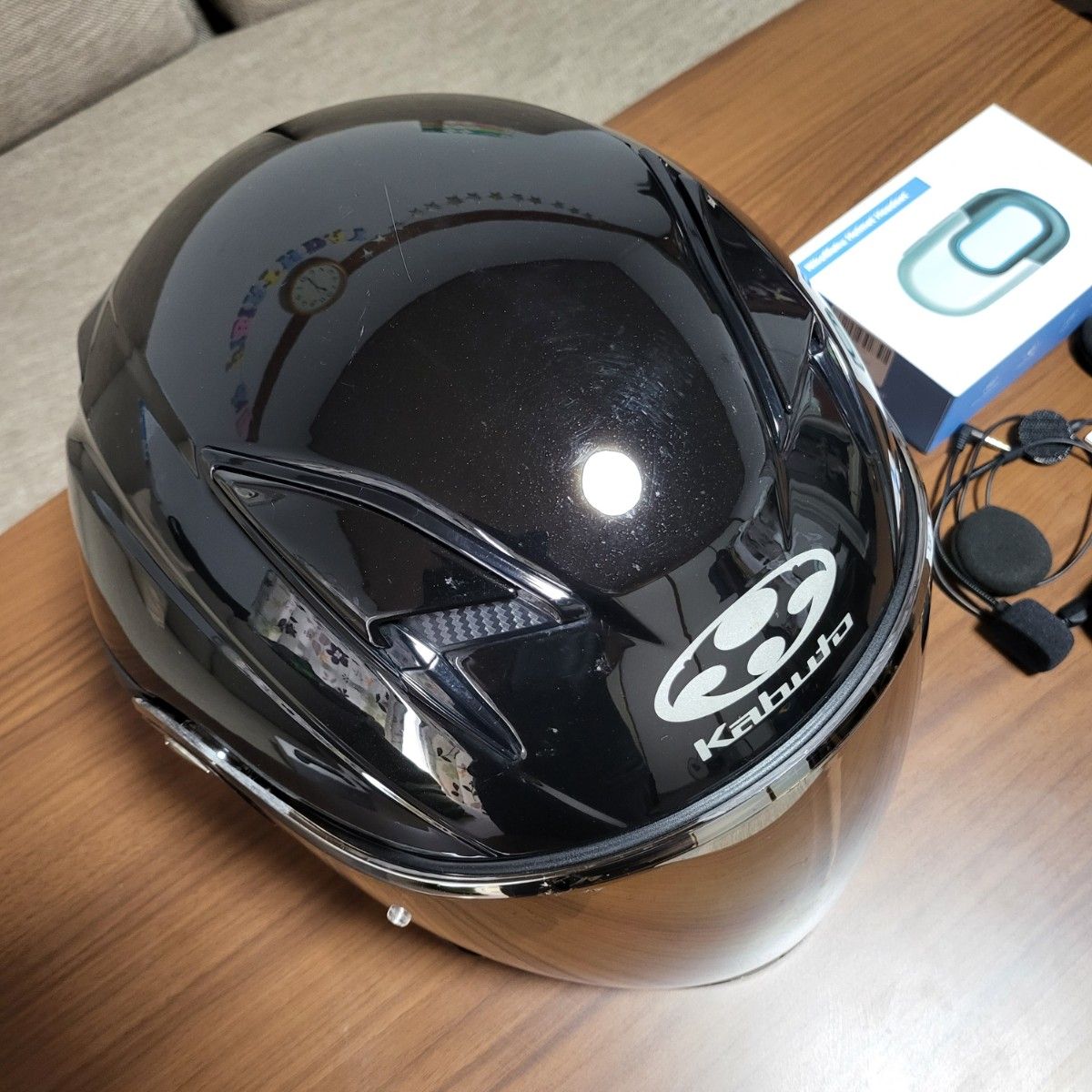 OGK Kabuto EXCEED エクシード ブラック XLサイズ インカム付き OGK Kabuto EXCEED エクシード ブラック XLサイズ インカム付き