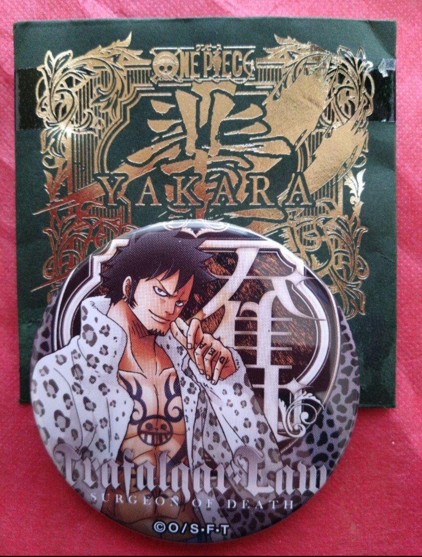 ワンピース ONE PIECE 缶バッジ トラファルガー・ロー ロー ワンピース ONE PIECE 缶バッジ トラファルガー・ロー ロー
