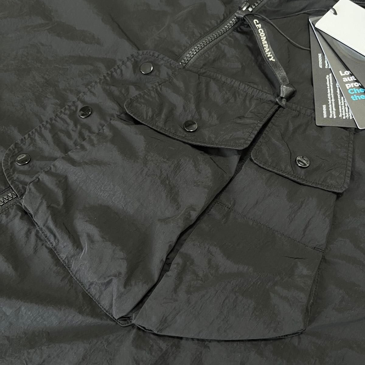 新品】C P COMPANY CHROME-R ゴーグルジャケット ブラック 2XL 新品】C P COMPANY CHROME-R ゴーグルジャケット ブラック 2XL