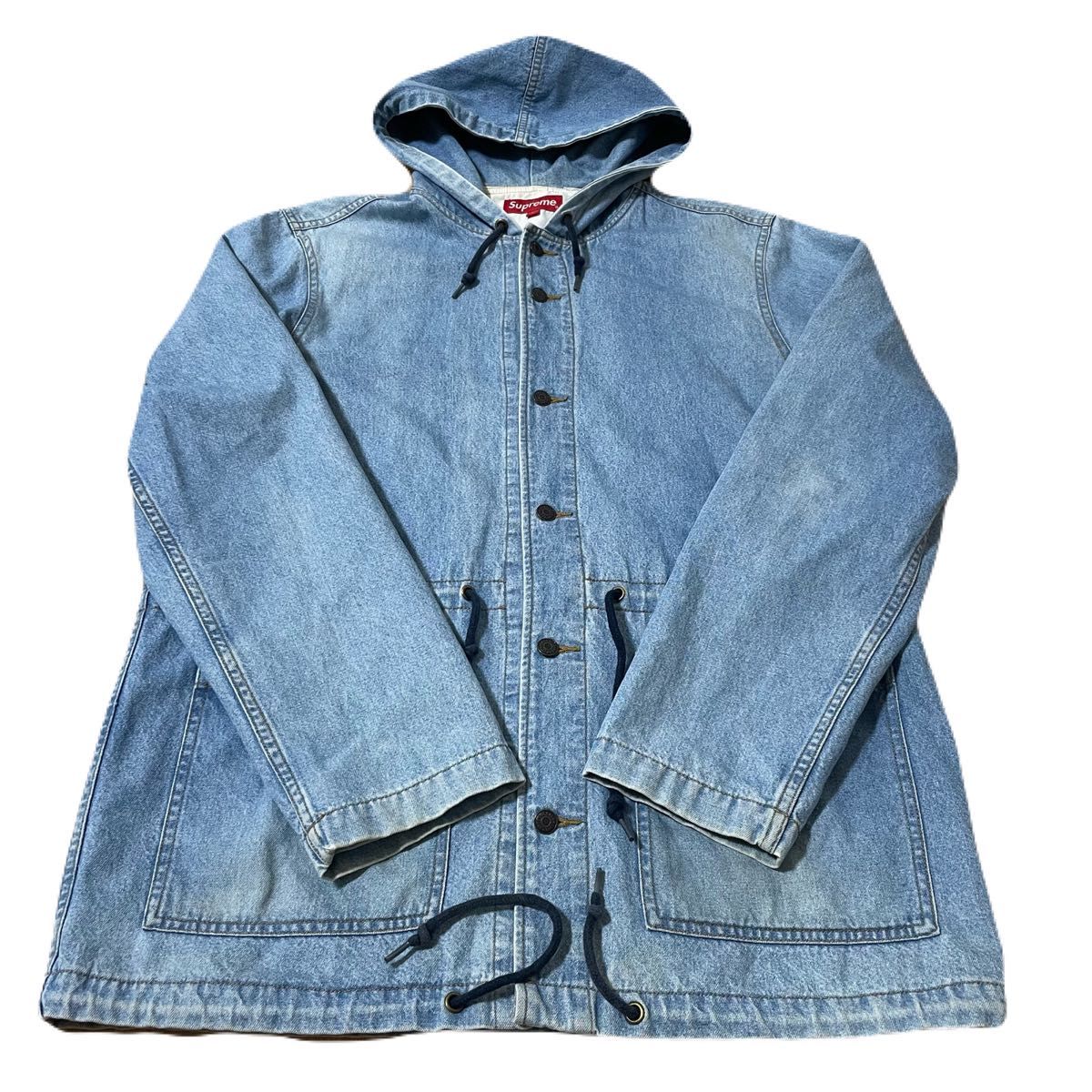 Supreme 14ss Classic Logo Hooded Denim Parka|Yahoo!フリマ Supreme 14ss Classic Logo Hooded Denim Parka|Yahoo!フリマ