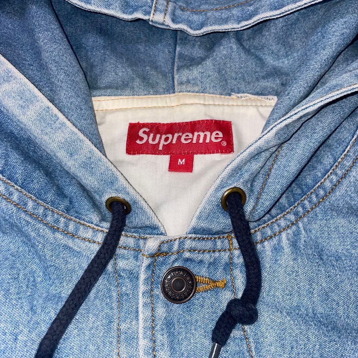 Supreme 14ss Classic Logo Hooded Denim Parka|Yahoo!フリマ Supreme 14ss Classic Logo Hooded Denim Parka|Yahoo!フリマ