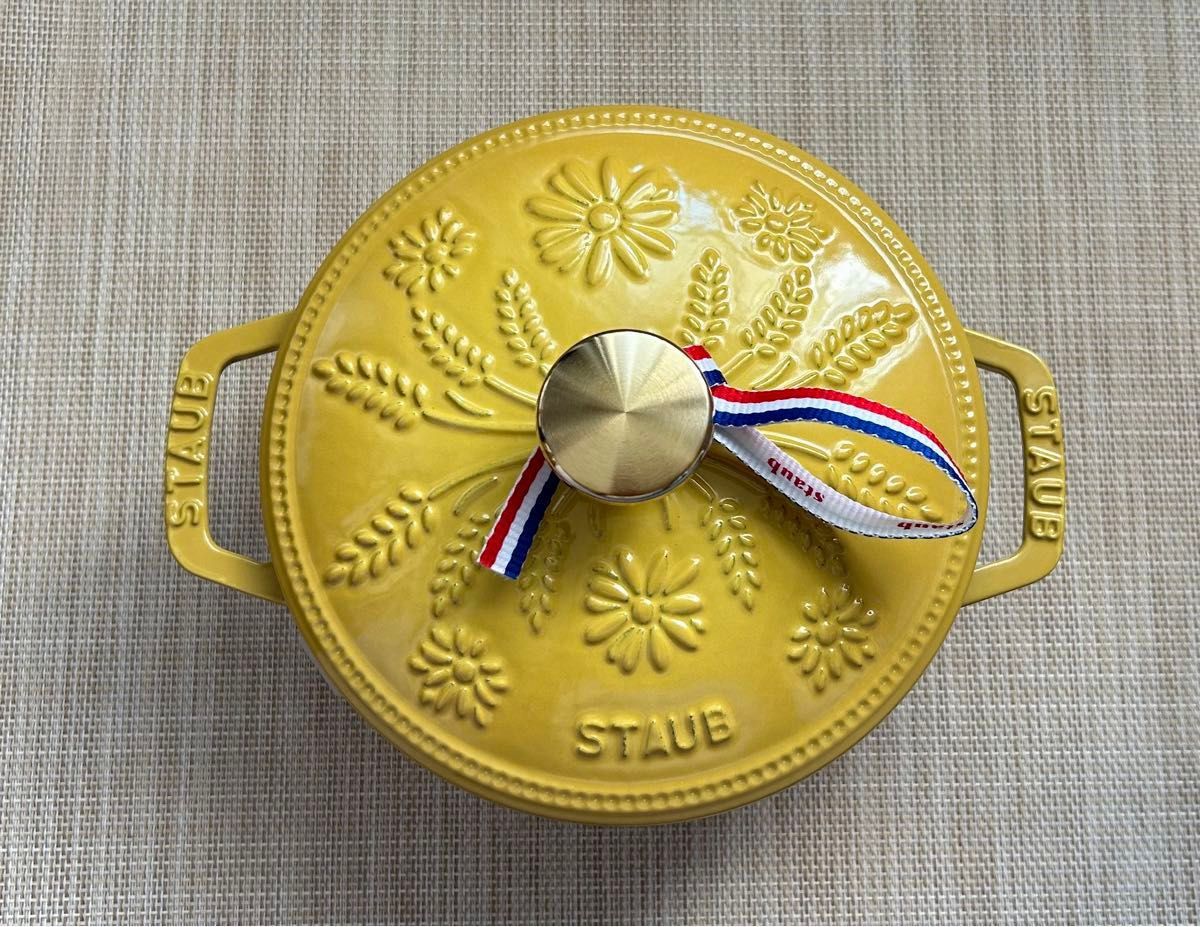 ストウブ Wa-NABE マーガレット S シトロン16cm ブラスノブ ストウブ Wa-NABE マーガレット S シトロン16cm ブラスノブ