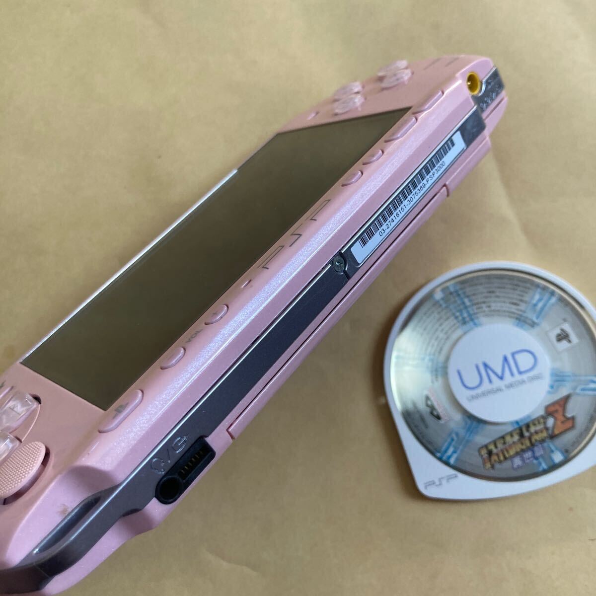 送料無料 PSP PSP-3000 本体 ブロッサムピンク バッテリー等付