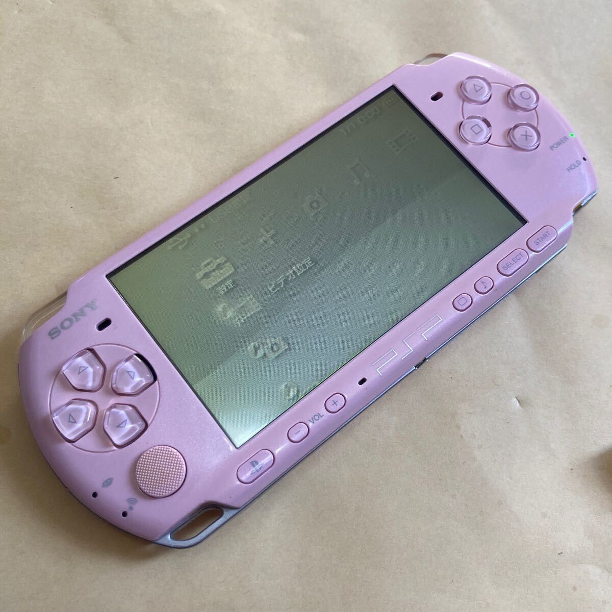 □PSP本体ピンク□SONY PSP-3000□バッテリーなし□専用ケース付 □PSP本体ピンク□SONY PSP-3000□バッテリーなし□専用ケース付