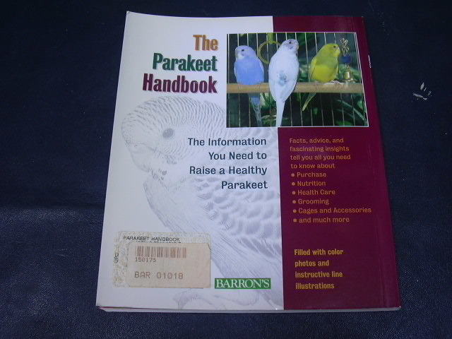 ■() The Parakeet Handbook 洋書 セキセイインコ