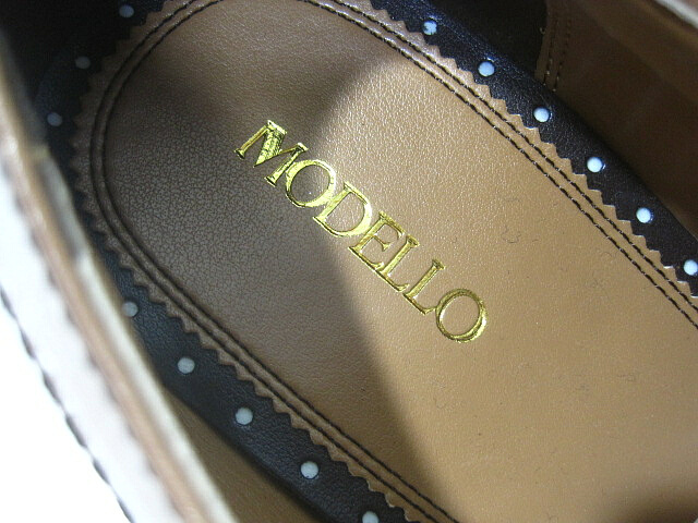 新品■マドラス モデロ　革靴　スワールトゥ　ビジネスシューズ　レザーシューズ　茶　ブラウン　ツーシーム　24.5cm madras MODELLO_画像5