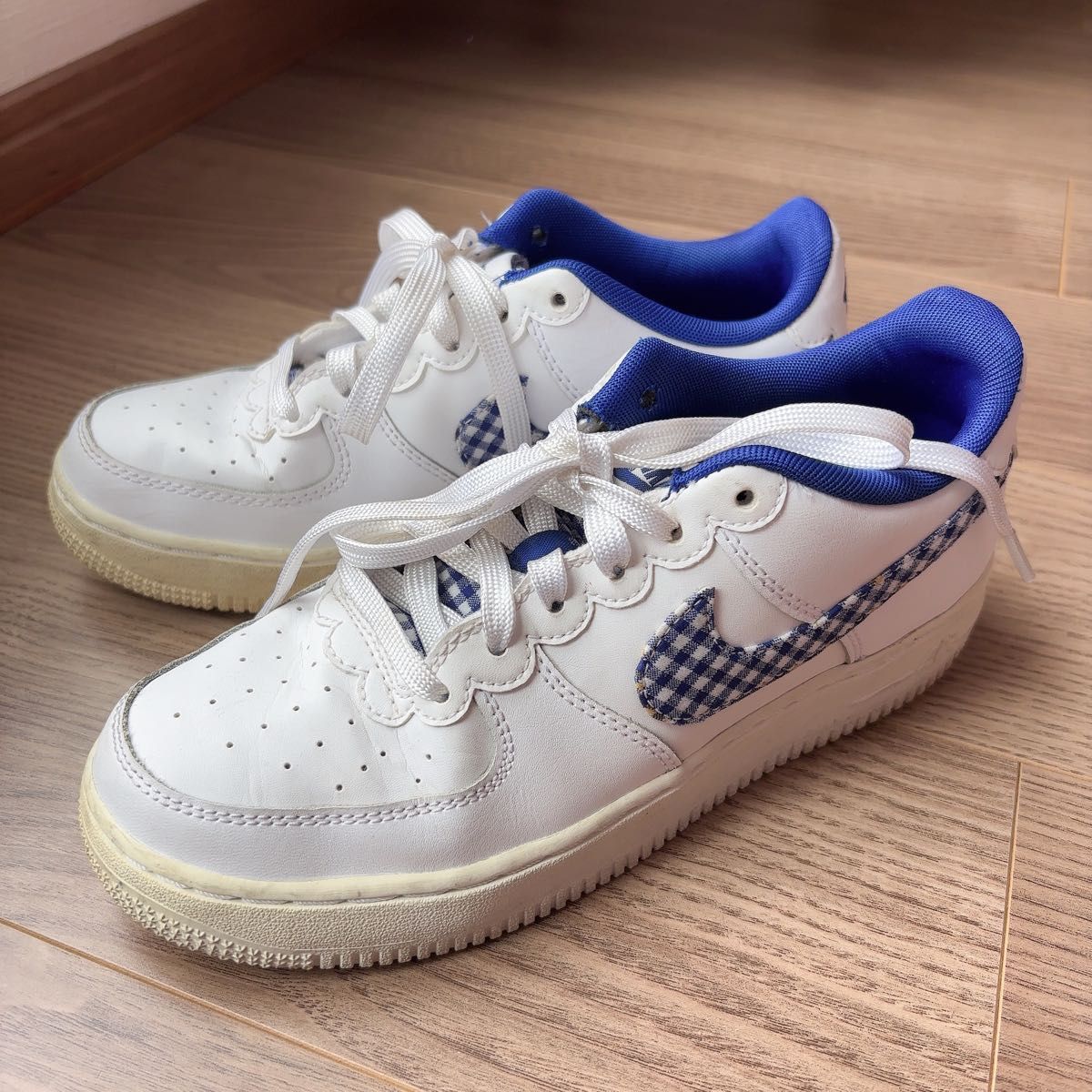 NIKE エアフォース1 ギンガムチェック スカラップ 24|Yahoo NIKE エアフォース1 ギンガムチェック スカラップ 24|Yahoo