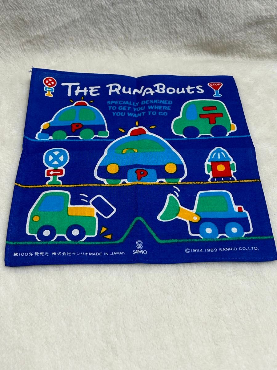 サンリオ ラナバウツ THE RuNABouts 昭和レトロ ミニハンカチ サンリオ ラナバウツ THE RuNABouts 昭和レトロ ミニハンカチ