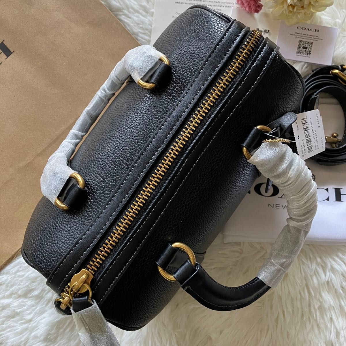 大人気】コーチ COACH ルビー サッチェル 25 ブラック 大人気】コーチ COACH ルビー サッチェル 25 ブラック