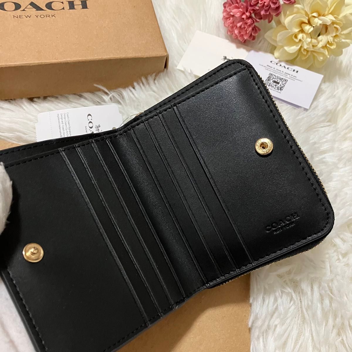 コーチ COACH ビルフォールド ウォレット ブラック アウトレット コーチ COACH ビルフォールド ウォレット ブラック アウトレット