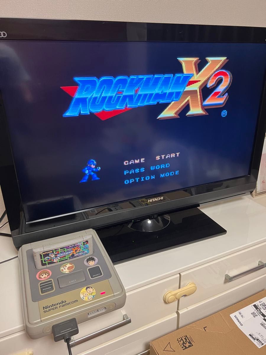 お歳暮 時期 動作確認済み】ロックマンX スーパーファミコン ロックマンX2 アクション