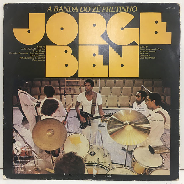 ★即決 Jorge Ben / a Banda do ze Pretinho ブラジル オリジナル 9087 ジョルジ・ベン_画像2