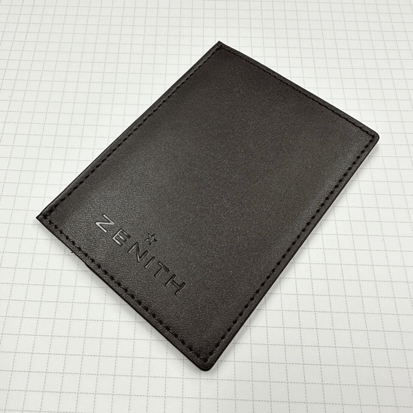【未使用?長(zhǎng)期保管処分品】　ZENITH/ゼニス　純正付屬品　カードケース/ギャランティーケース　こげ茶