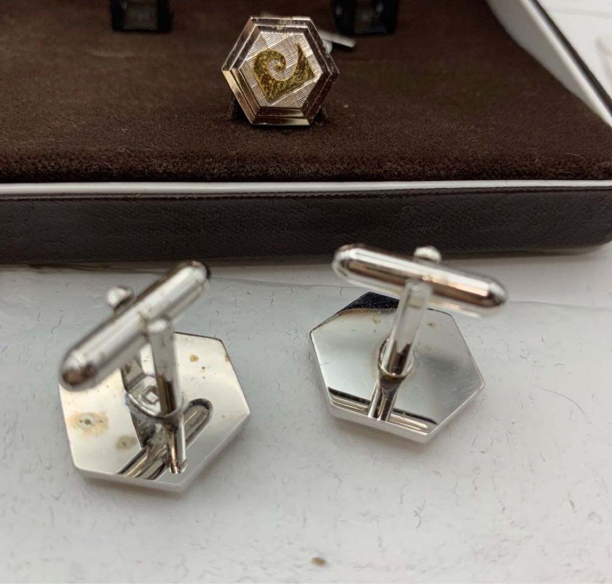 昭和レトロ カフスボタンセット ネクタイピン カフス|Yahoo 昭和レトロ カフスボタンセット ネクタイピン カフス|Yahoo