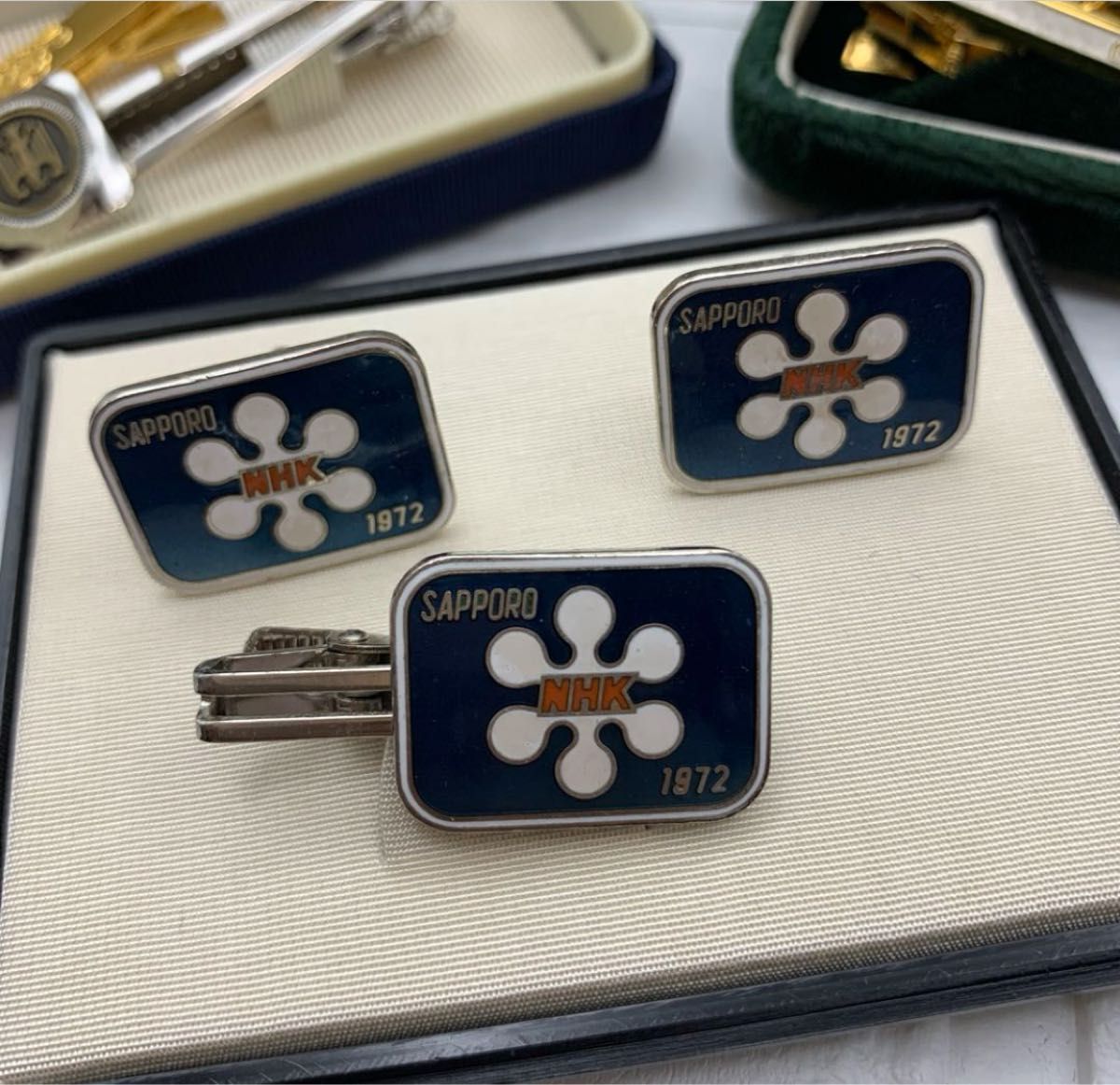 昭和レトロ カフスボタンセット ネクタイピン カフス|Yahoo 昭和レトロ カフスボタンセット ネクタイピン カフス|Yahoo