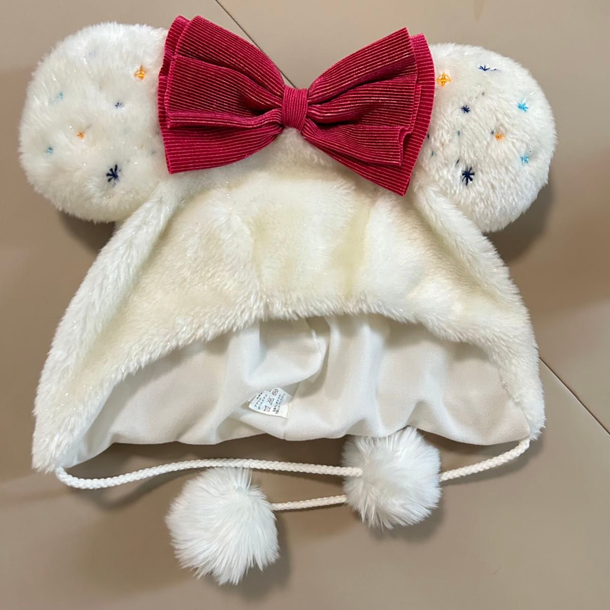 ディズニー ミニー ファンキャップ 58cm 白 ピンク | フリマ ディズニー ミニー ファンキャップ 58cm 白 ピンク | フリマ