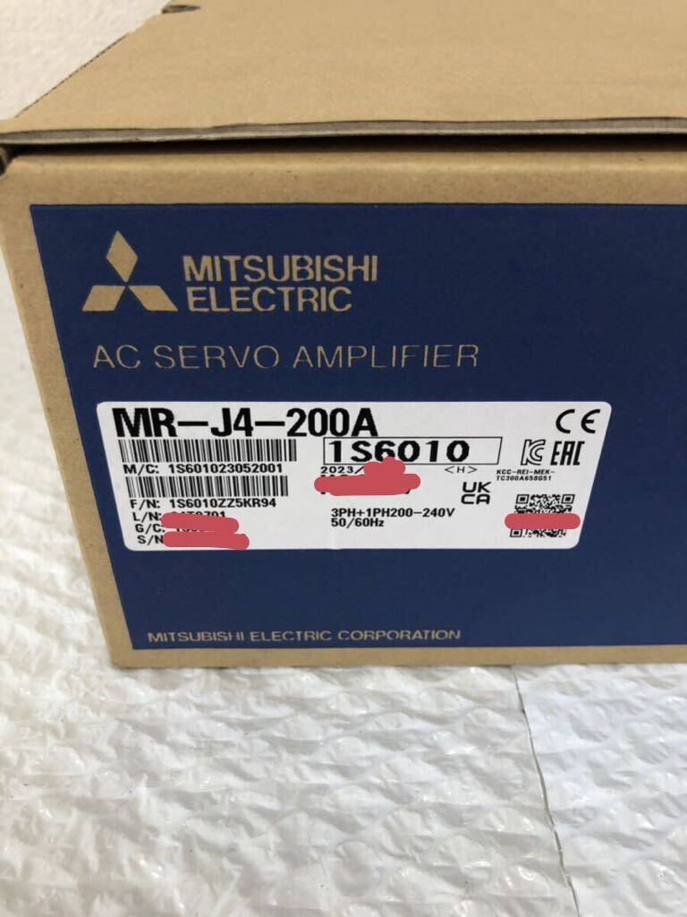 新品未開封2023年製三菱 MITSUBISHI サーボアンプMR-J4-200A正規 新品未開封2023年製三菱 MITSUBISHI サーボアンプMR-J4-200A正規