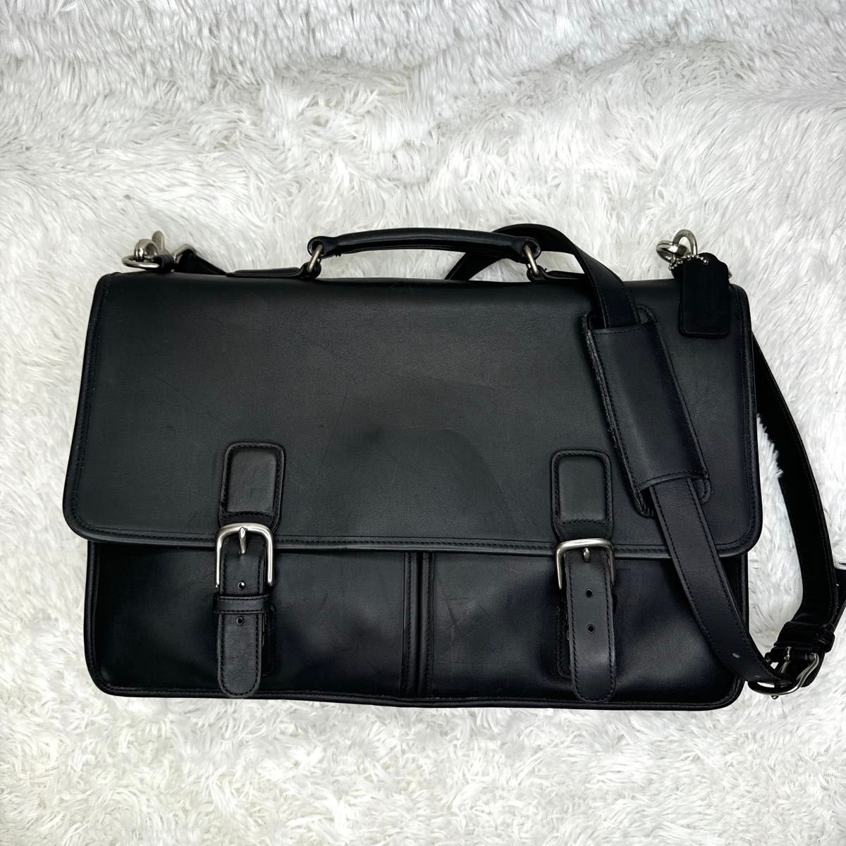 希少品・美品】COACH オールドコーチ ビジネスバッグ2way レザー 希少品・美品】COACH オールドコーチ ビジネスバッグ2way レザー
