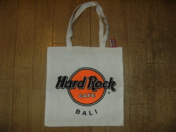 新品★東南アジア リゾートアイランド★インドネシア バリ島 ハードロックカフェ エコバッグ★Hard Rock CAFE BALI★海外旅行 ロック_画像1